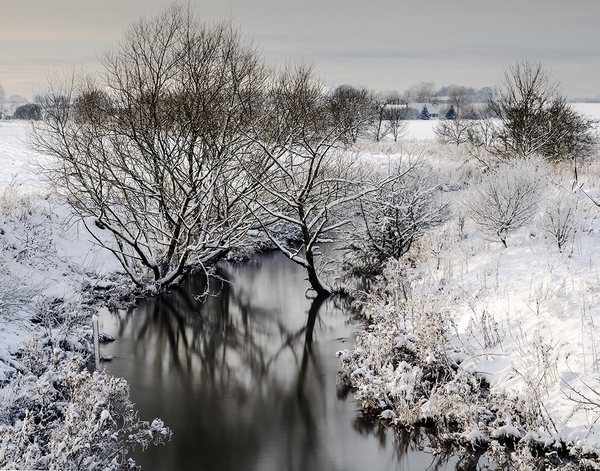 ND-filter og lang lukkertid. Tuse Å er fotograferet med en lukkertid på 16 sek.